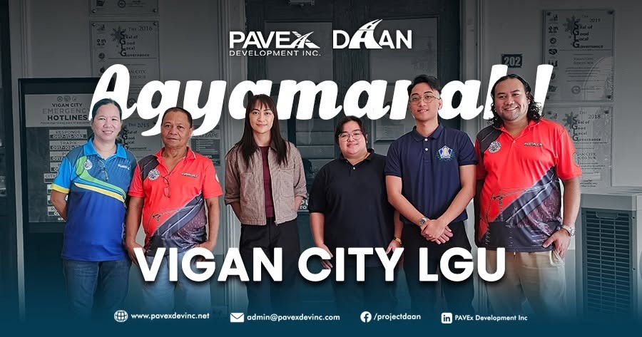 PAVEx team with officials of the Vigan City LGU